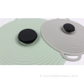 Set di 2 coperture per allunga a microonde in silicone